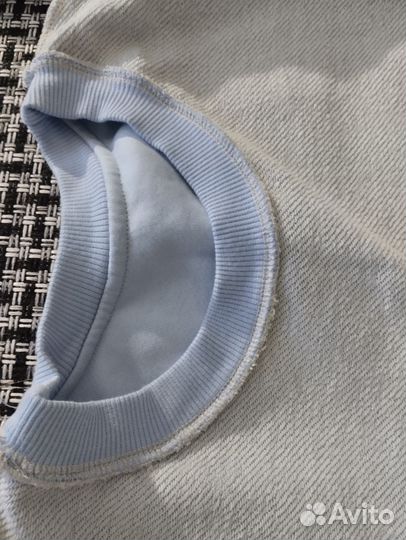 Лонгслив голубой