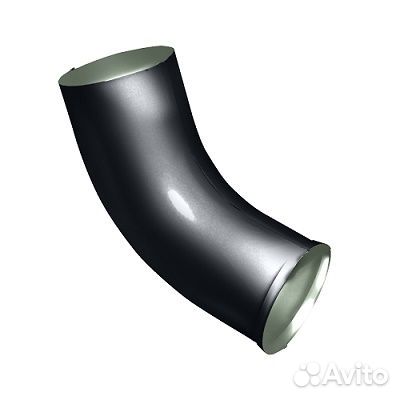 Отвод Optima 100 мм RAL 7024 - серый графит