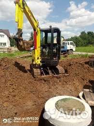 Услуги Мини-экскаватора