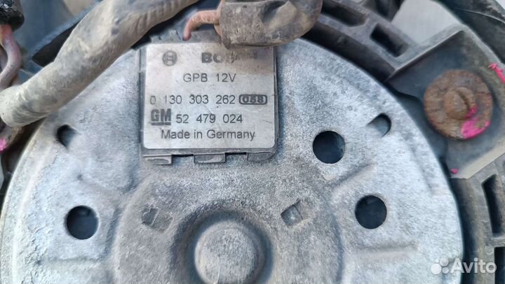 Вентилятор охлаждения радиатора Vectra B рест