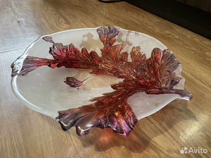 Ваза для фруктов хрусталь СССР