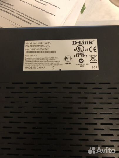 Коммутатор d-link