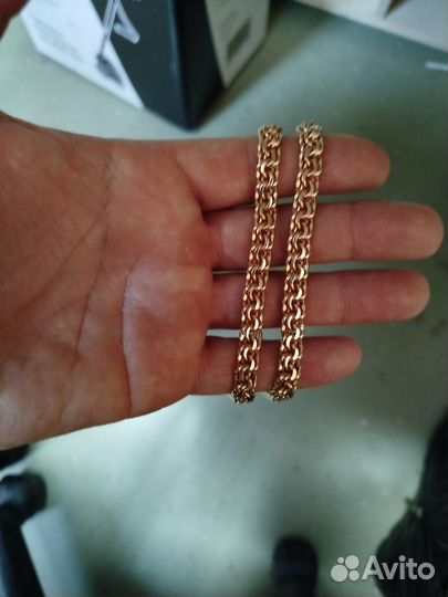 Золотая цепь Бисмарк 80 грамм