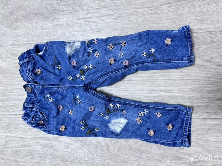 Джинсы на девочку hm 86