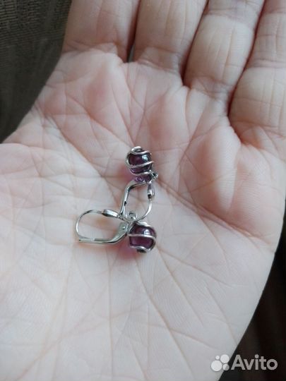 Серебряные серьги