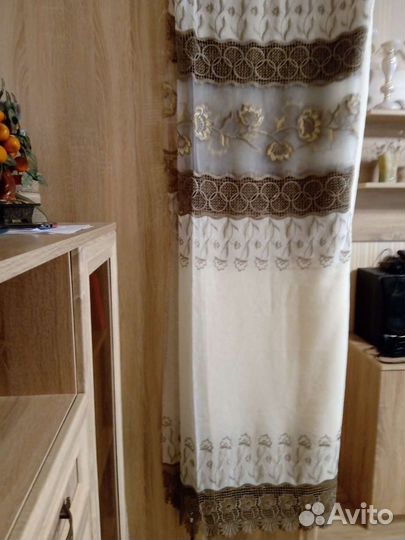 Тюль лен