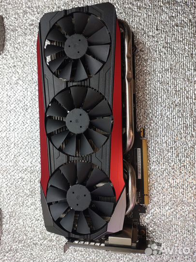 Видеокарта asus strix GeForce GTX 980 Ti 6Gb