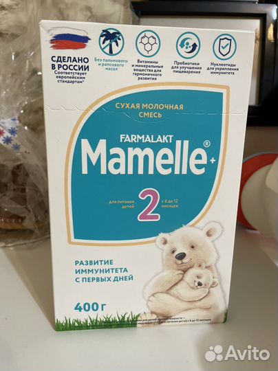 Детская смесь mamelle 2