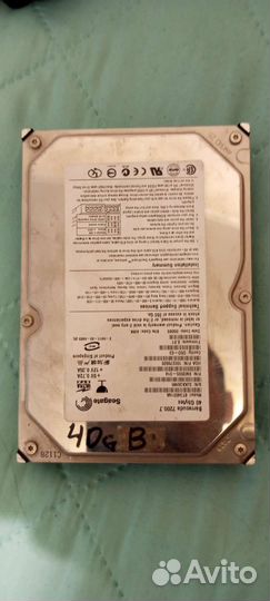 Жесткий диск 40гб