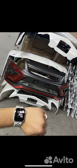 Бампер на Лада Гранта обвес тюнинг