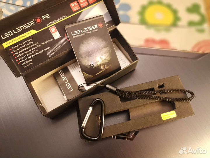 Фонарь LED lenser P2 (Комплект от фонаря)
