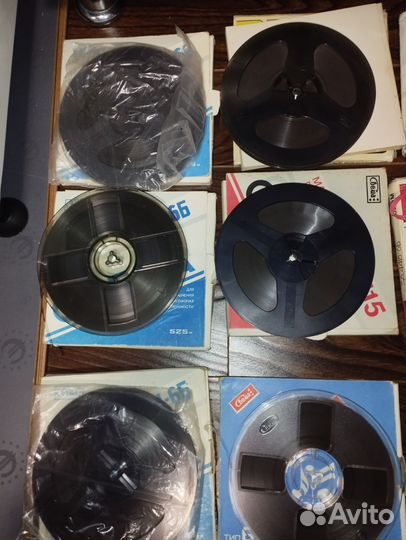 Магнитная лента для бабинного магнитофона-10 штук