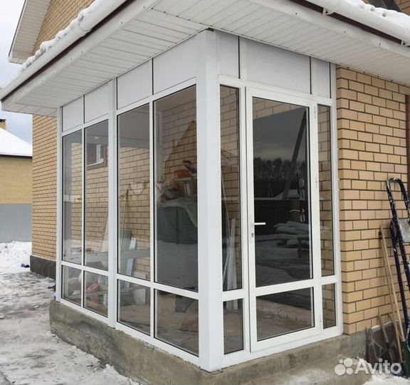 Тамбур из пластиковых окон