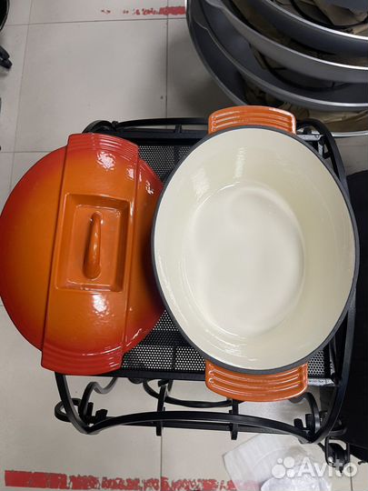 Утятница чугунная эмалированная