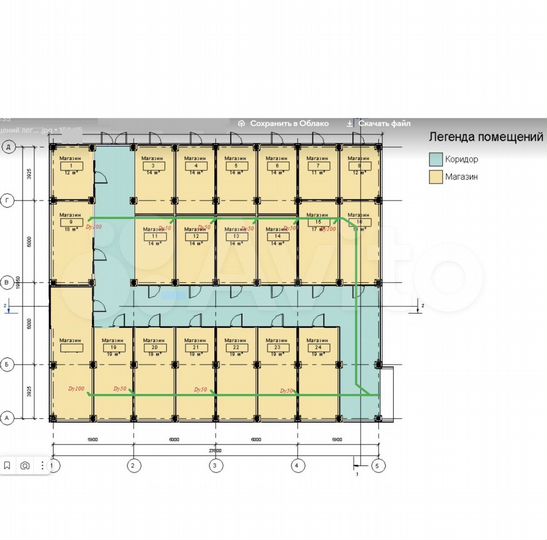 Торговая площадь, 1900 м²