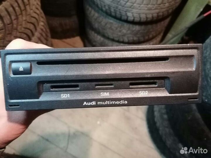 Блок навигации мультимедиа Ауди А6 С6 рест