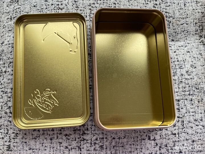 Жестяная коробка, размер 16,5х10,5
