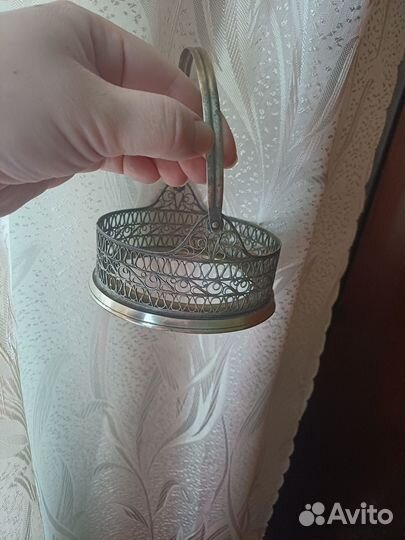 Мельхиоровая подставка