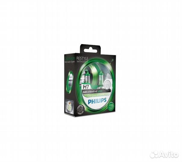 Лампа H7 ColorVision Green 12V 55W P