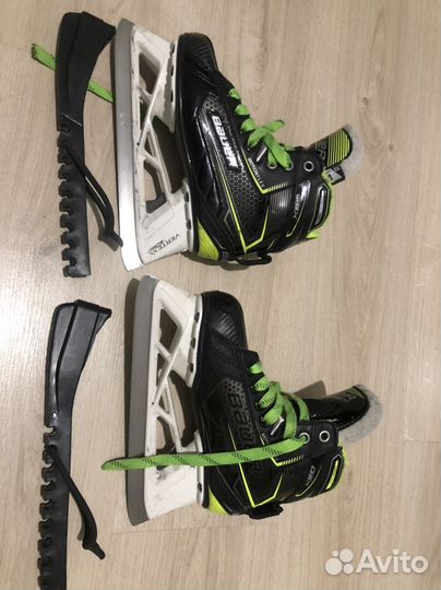 Хоккейные детские вратарские коньки Bauer gsx 1 ее