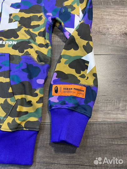 Зип худи Bape heron preston