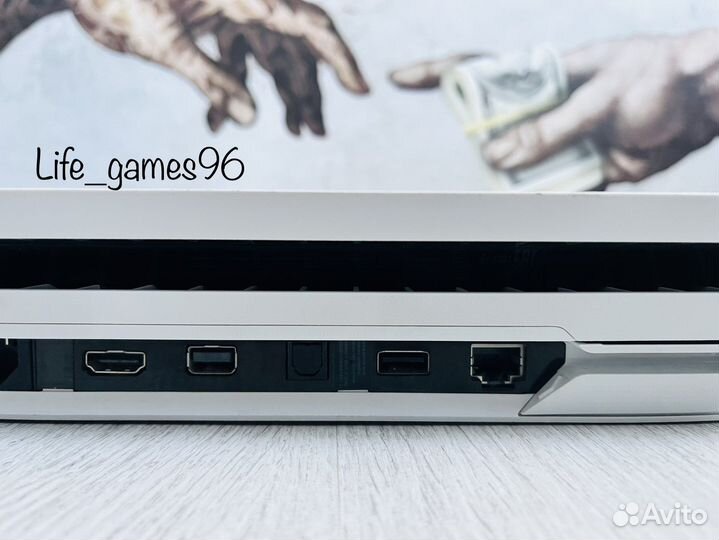 Sony PS4 pro 1tb White под прошивку 11.00