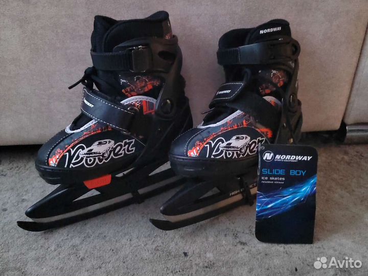 Коньки детские новые, размер 26-30 (раздвижные)