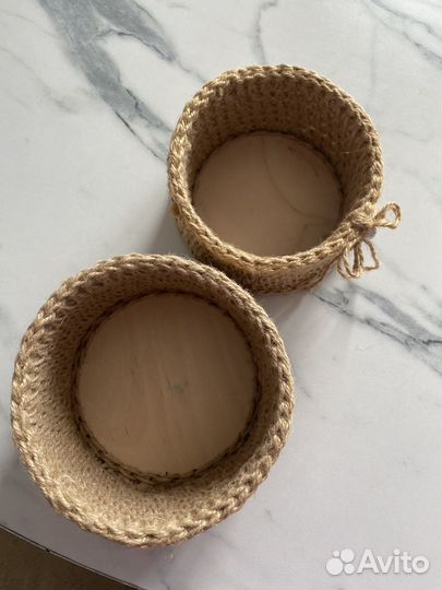 Корзинка из джута