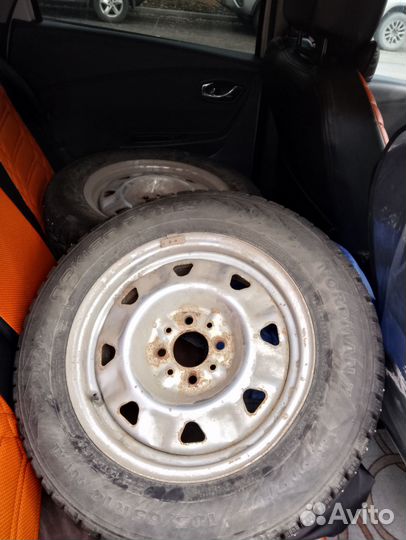 Колеса в сборе r14 зимние на ваз