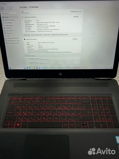 Игровой ноутбук hp omen