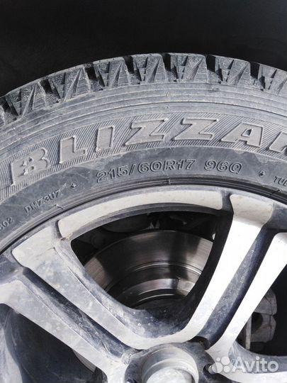 Колеса с дисками Bridgestone Blizzak DM-Z3 215/60