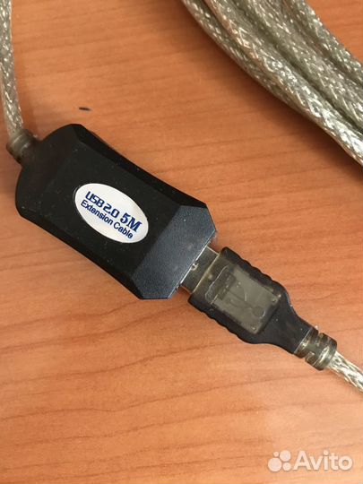 Кабель удлинительный USB 2.0 A(Male) - B(Female)