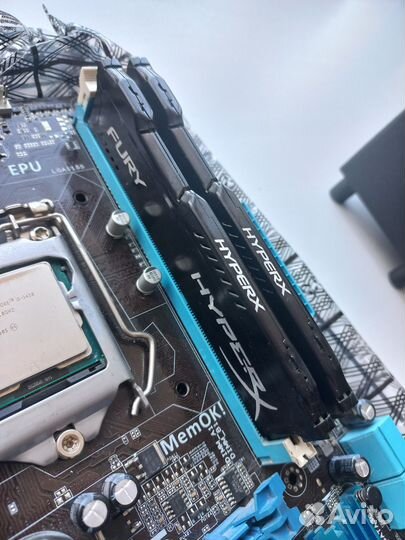 Комплект мать проц память