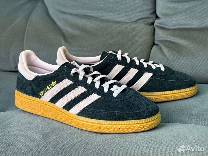 Кеды Adidas Handball Spezial черно-розовые