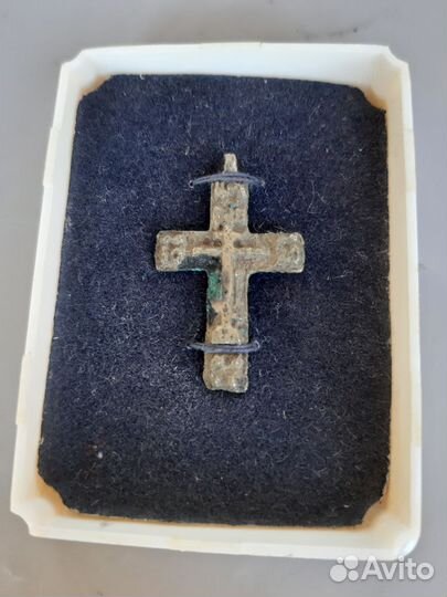 Медный крестик антиквариат