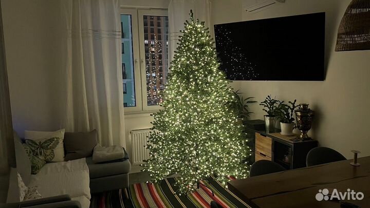 Новогодняя гирлянда «Роса» 100м