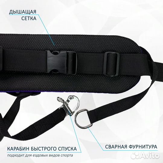 Набор для каникросса (Пояс+потяг+шлейка)