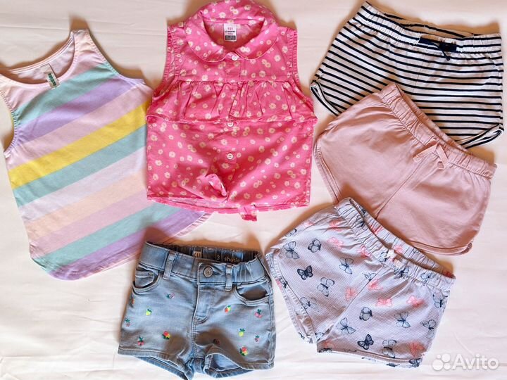 Шорты и майка для девочки 92-98