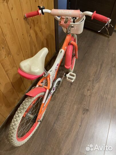 Детский велосипед для девочки 4-8 лет