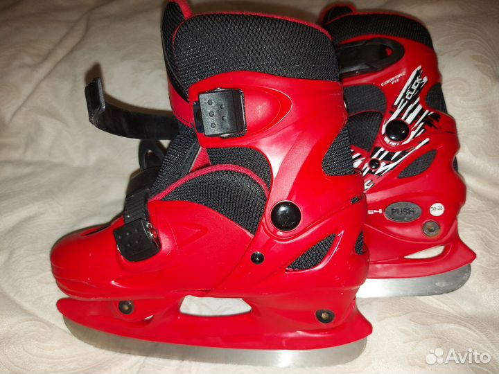 Коньки детские раздвижные 30 -33