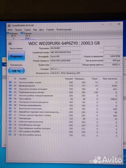 WD purple 2TB (2000GB)