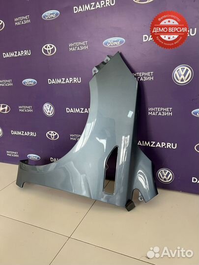 Крыло Kia Rio левое / голубой BR7