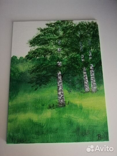 Картина Летний Луг Авторская