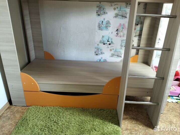 Двухъярусная кровать бу