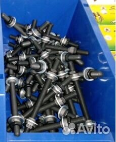 Вело ось конус контр гайка сталь