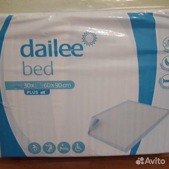 Пеленки одноразовые 60х90 dailee