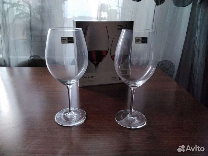 Бокалы новые4 видаCruClassic,BormioliRocco,Bohemia