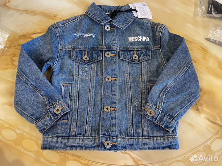 Джинсовый жакет детский