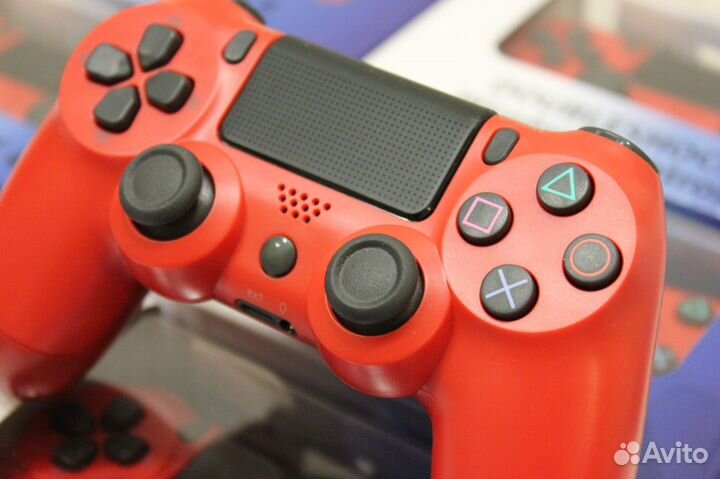 Геймпад Красный Sony PlayStation 4 (новый,реплика)