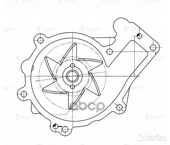 Насос водяной Chery Tiggo T11 (05) 1.8i LWP3002